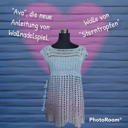 Ava - Tunika häkeln im RVO - in allen Damengrößen