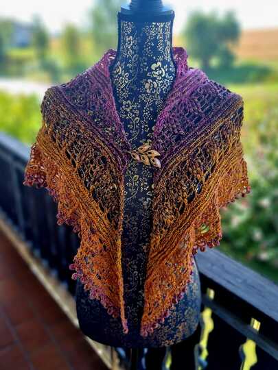 Häkelanleitung - Tuch "Lysonijara"