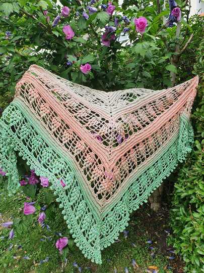 Häkelanleitung - Tuch "Lysonijara"