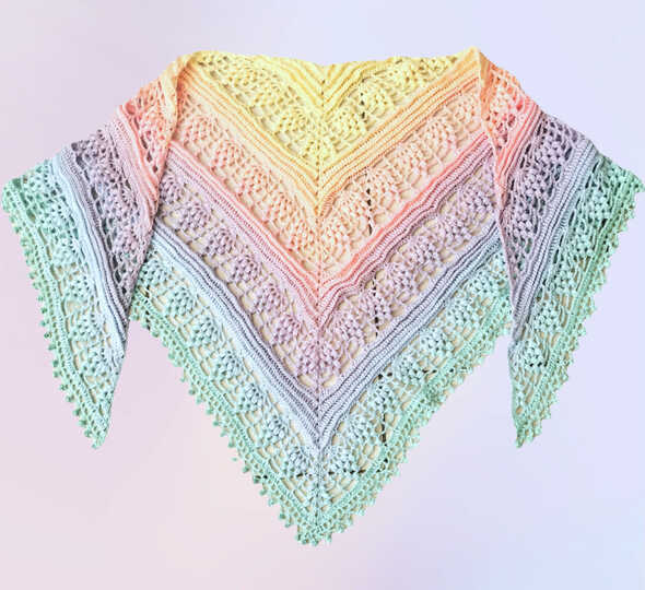 Häkelanleitung - Tuch "Lysonijara"