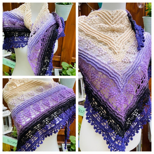 Häkelanleitung - Tuch "Lysonijara"