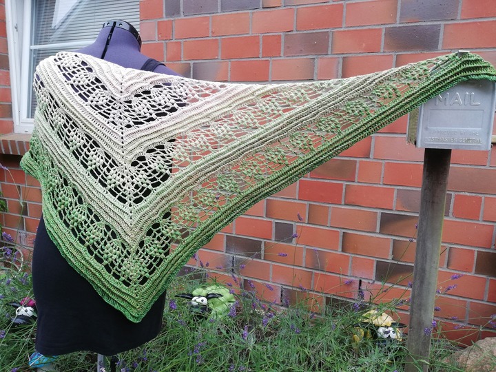 Häkelanleitung - Tuch "Lysonijara"