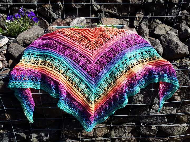 Häkelanleitung - Tuch "Lysonijara"