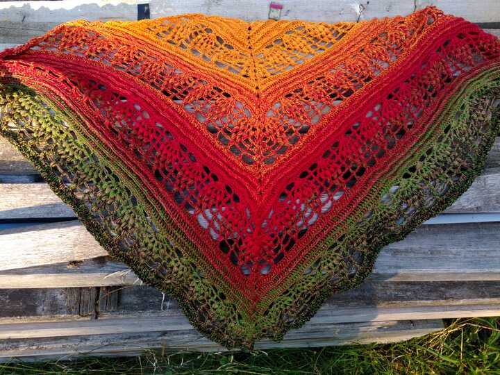 Häkelanleitung - Tuch "Lysonijara"