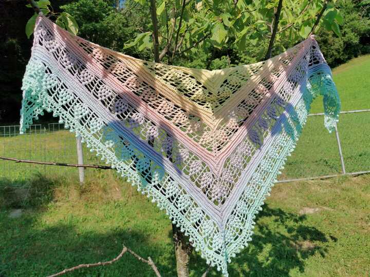 Häkelanleitung - Tuch "Lysonijara"