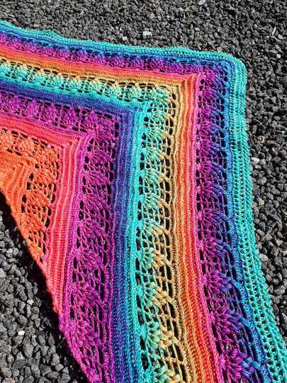 Häkelanleitung - Tuch "Lysonijara"