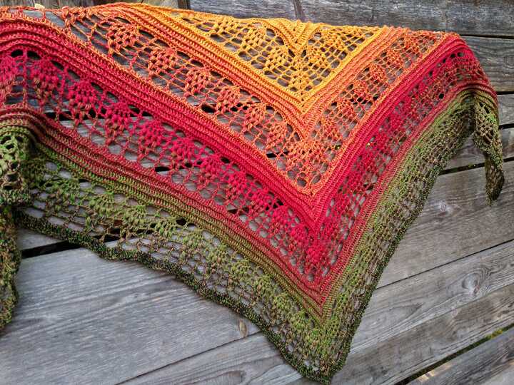 Häkelanleitung - Tuch "Lysonijara"