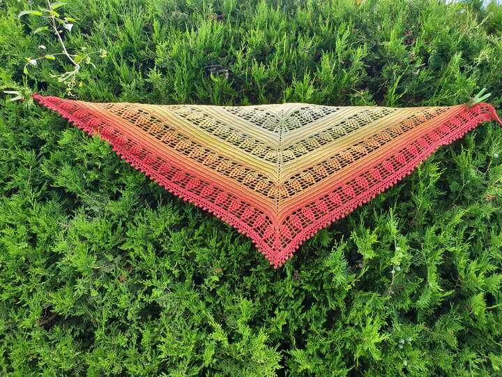 Häkelanleitung - Tuch "Lysonijara"