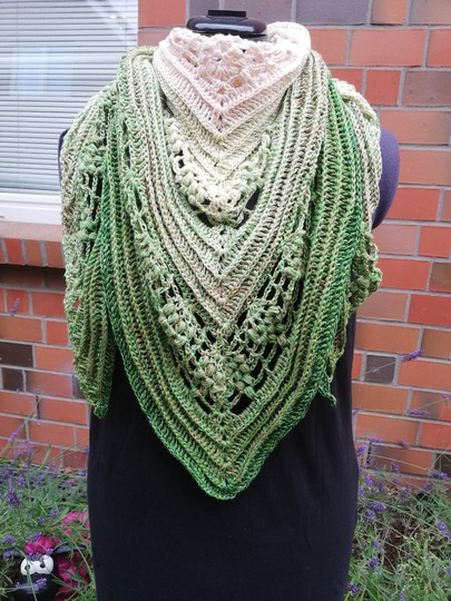 Häkelanleitung - Tuch "Lysonijara"