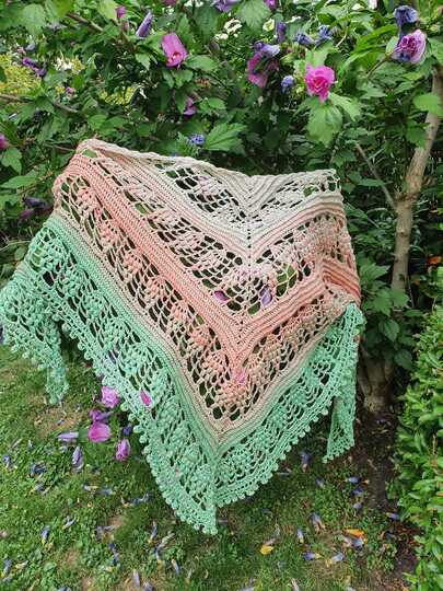 Häkelanleitung - Tuch "Lysonijara"