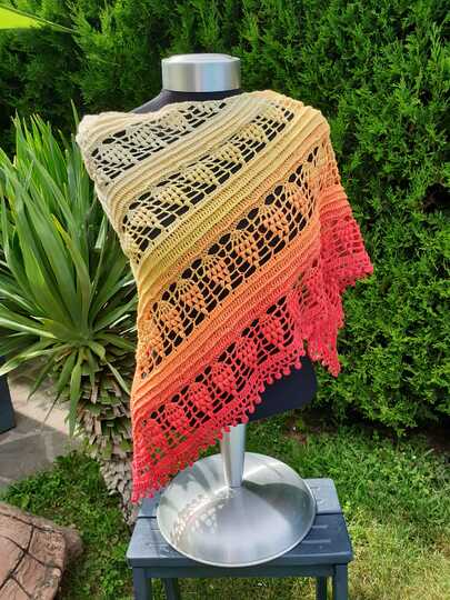 Häkelanleitung - Tuch "Lysonijara"