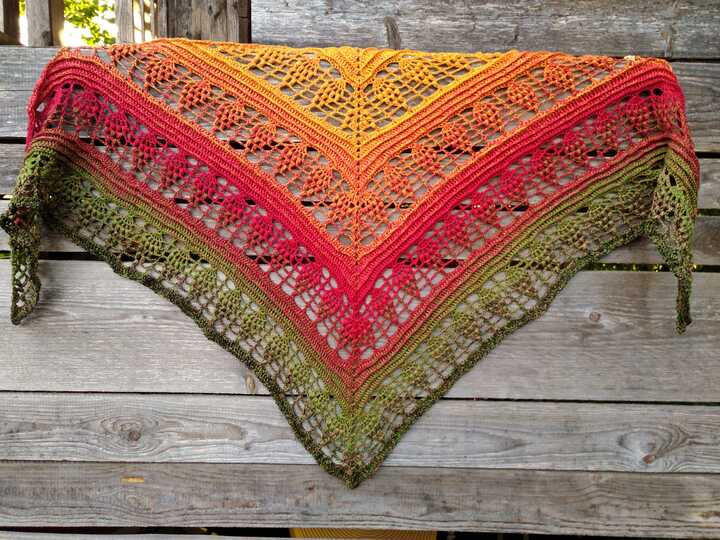 Häkelanleitung - Tuch "Lysonijara"