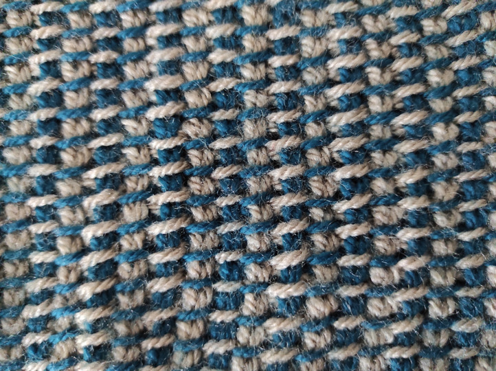 Tunesisch gehäkelter Blumentopfüberzug