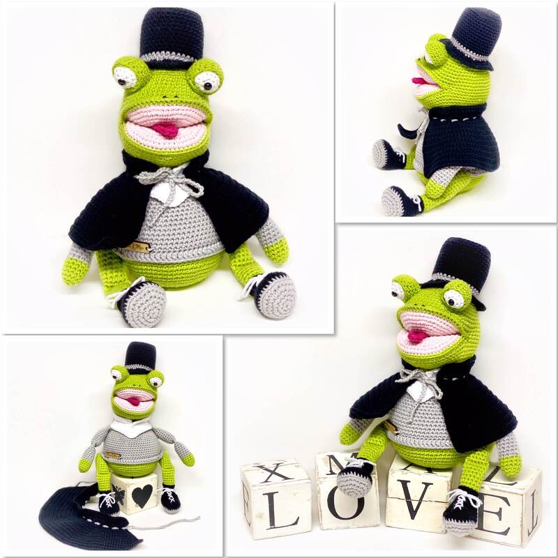 Little Karel - The Bridegroom Frog - Amigurumi Crochet Pattern - Image 6