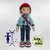 Alex, Large Crochet Doll Pattern, Amigurumi, 21"/ 53 cm Tall
