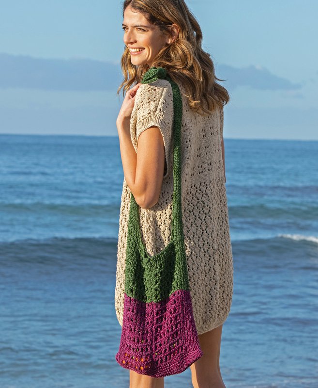 Strickanleitung Umhänge-Beuteltasche - Bild 3