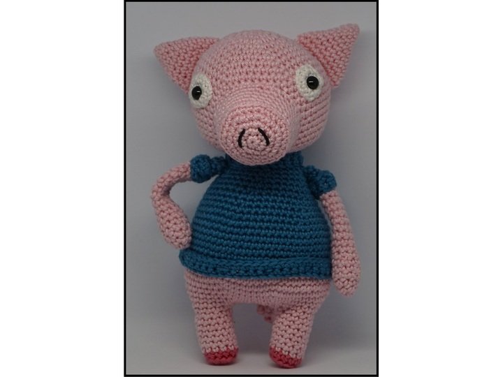 Häkelanleitung für das Schweinchen cool