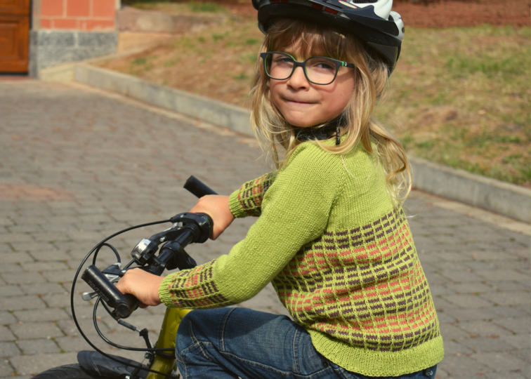 Knitting Pattern, Sweater for kids, pdf, English