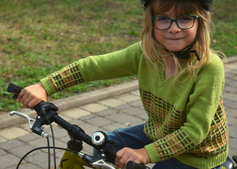 Knitting Pattern, Sweater for kids, pdf, English