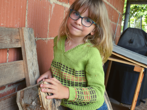 Strickanleitung deutsch: Pullover für Kinder, 1,5- 9 Jahre, 5 Größen