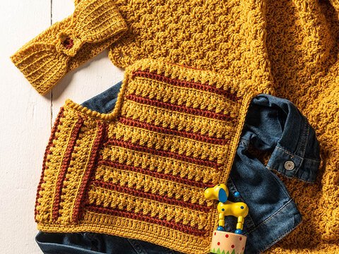 Poncho und Stirnband