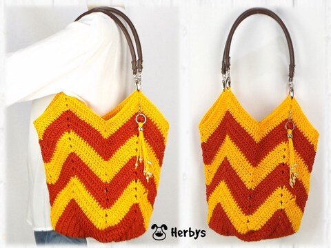 Häkelanleitung Tulpentasche "Swan"