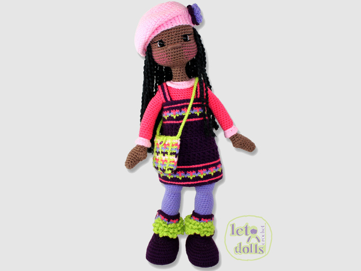 Brenda, Large Crochet Doll Pattern, Amigurumi, 21"/ 53 cm Tall