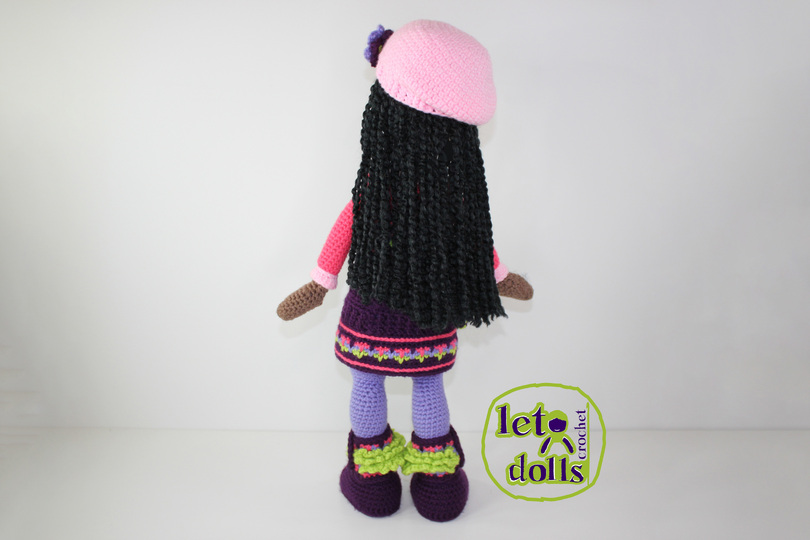 Brenda, Large Crochet Doll Pattern, Amigurumi, 21"/ 53 cm Tall