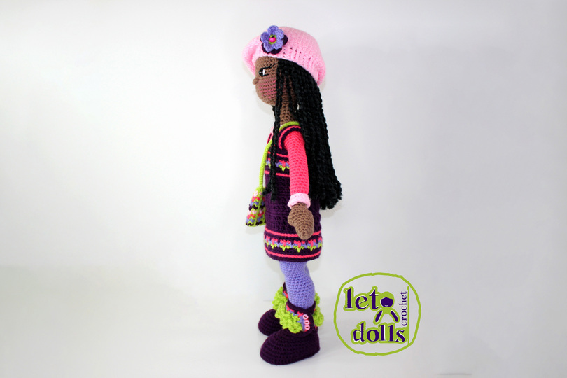 Brenda, Large Crochet Doll Pattern, Amigurumi, 21"/ 53 cm Tall