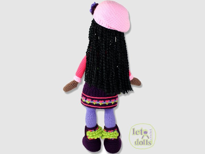 Brenda, Large Crochet Doll Pattern, Amigurumi, 21"/ 53 cm Tall