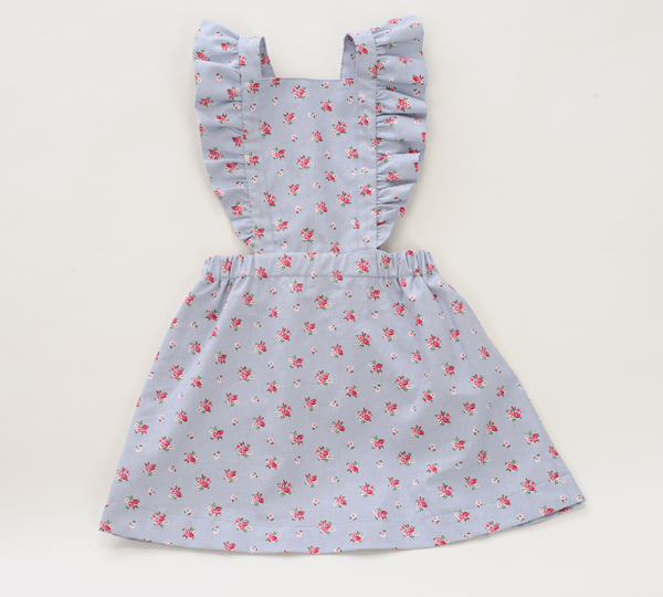 Latzkleid Schnittmuster LIVIA – Rüschenkleid 68/74–116/122