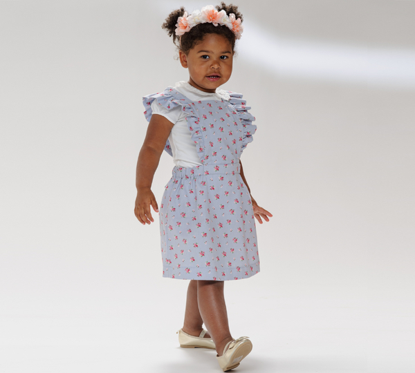 sewing pattern pinafore dress LIVIA photo tutorial 6m/9m–6y/7y