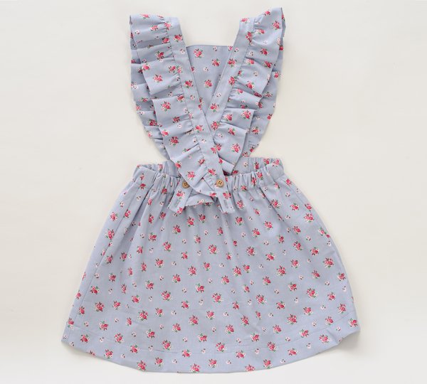 sewing pattern pinafore dress LIVIA photo tutorial 6m/9m–6y/7y