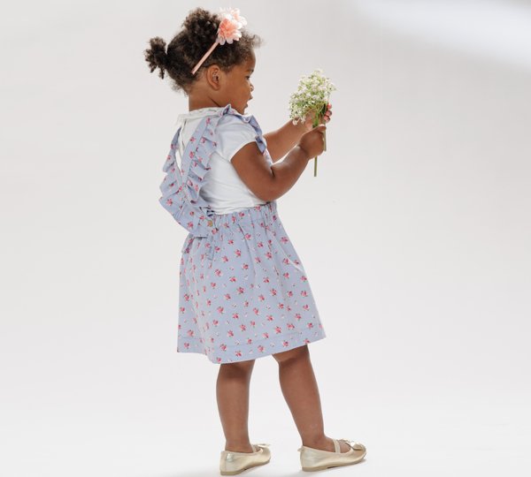 sewing pattern pinafore dress LIVIA photo tutorial 6m/9m–6y/7y
