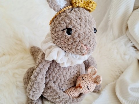 Känguru Skippy - PDF Anleitung - Häkelanleitung deutsch Amigurumi
