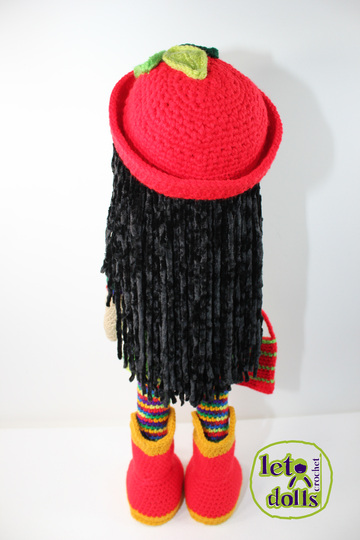 Emma, Large Crochet Doll Pattern, Amigurumi, 21"/ 53 cm Tall