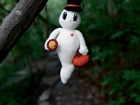 Häkelanleitung Gespenst "Buh" | Sprache: Deutsch