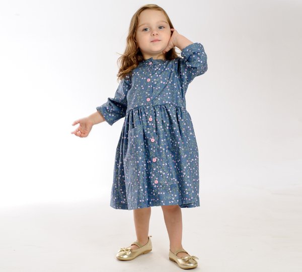 MIMI – Schnittmuster Mädchenkleid mit Rüschen PDF (Gr. 68–122)