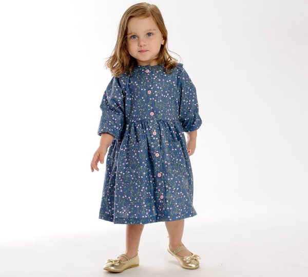 MIMI – Schnittmuster Mädchenkleid mit Rüschen PDF (Gr. 68–122)