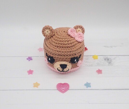 Bear Trinket Box- Crochet Pattern