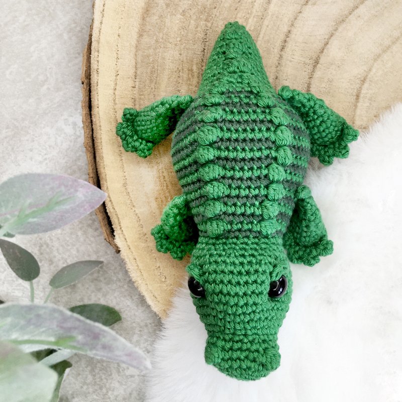 Häkelanleitung Kleiner Kroko Kalli - ohne Annähen - Bild 3