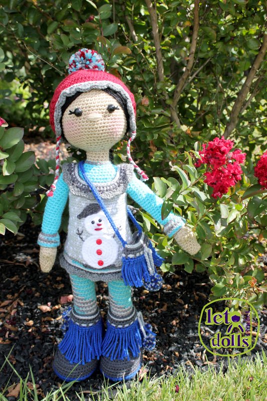 Hanna, Large Crochet Doll Pattern, Amigurumi, 21"/ 53 cm Tall - Image 3