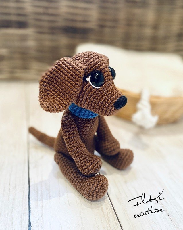 Häkelanleitung Hund, Labrador, Floki, Amigurumi - Bild 2