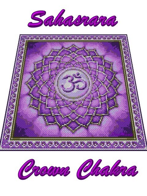 SAHASRARA CROWN CHAKRA - pattern for c2c crochet blanket - Image 4