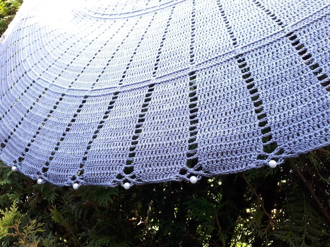 CroShell - Häkelanleitung für ein halbrundes Schultertuch - Bild 2