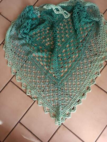 Häkelanleitung Sommertuch Beachtime