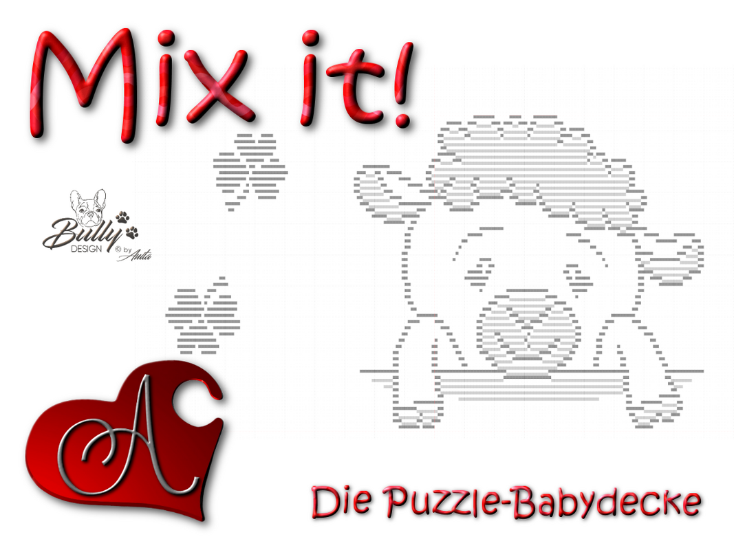 Mix it!  Die Puzzle-Babydecke - SCHAF