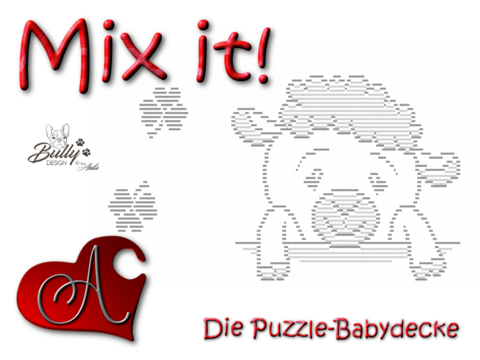 Mix it!  Die Puzzle-Babydecke - SCHAF