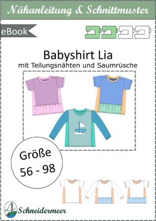 Babyset - Babyshirt Lia und Shorts Bobby _ Gr. 44/56 bis 98