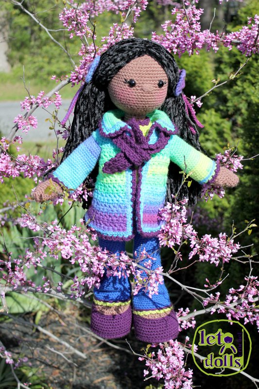 Lily, Large Crochet Doll Pattern, Amigurumi, 21"/ 53 cm Tall - Image 2